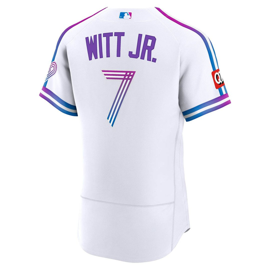 Bobby Witt Jr. Kansas City Royals Nike 2026 City Connect Authentic Sponsor Patch Jersey - White | MLB Fan Gear