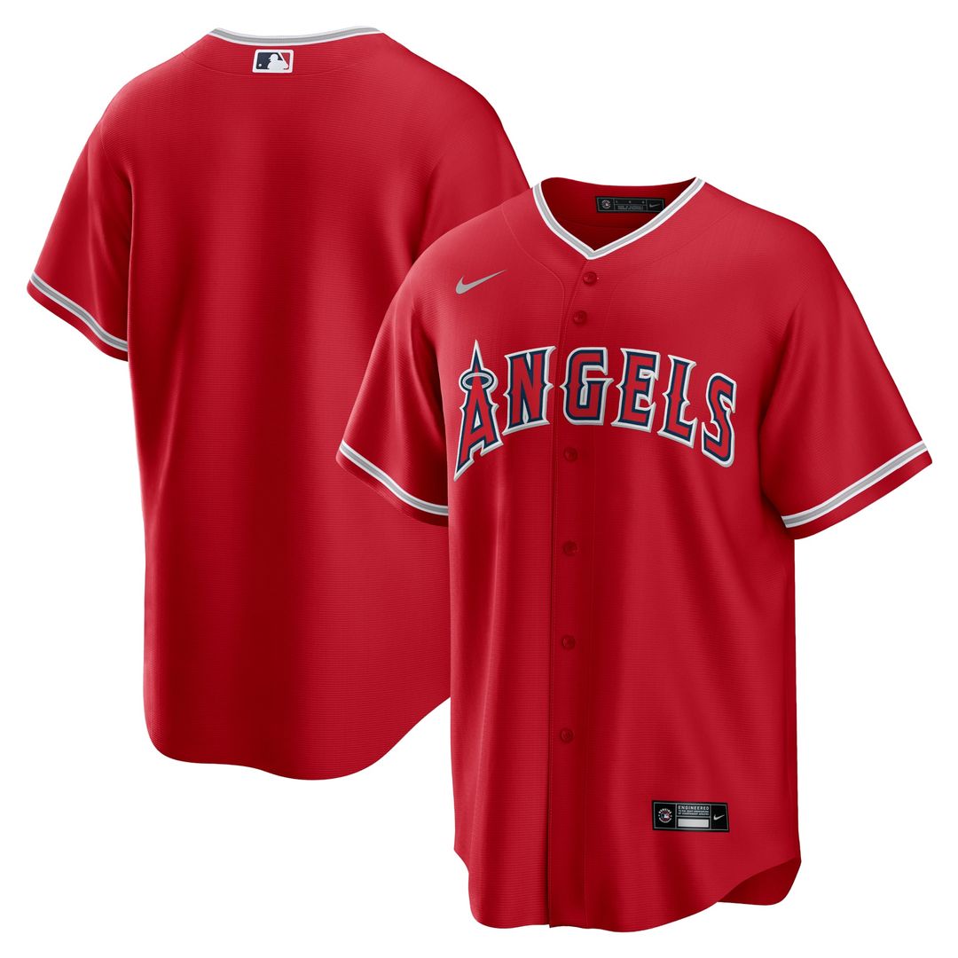 Los Angeles Angels Nike Alternate Replica Team Jersey - Red | MLB Fan Gear