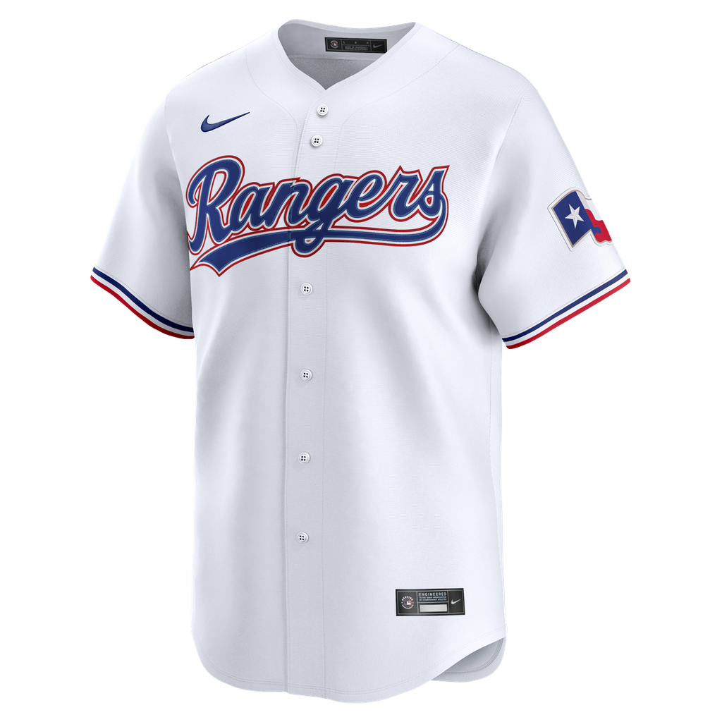 Jacob deGrom Texas Rangers Nike Home Limited Jersey - White | MLB Fan Gear