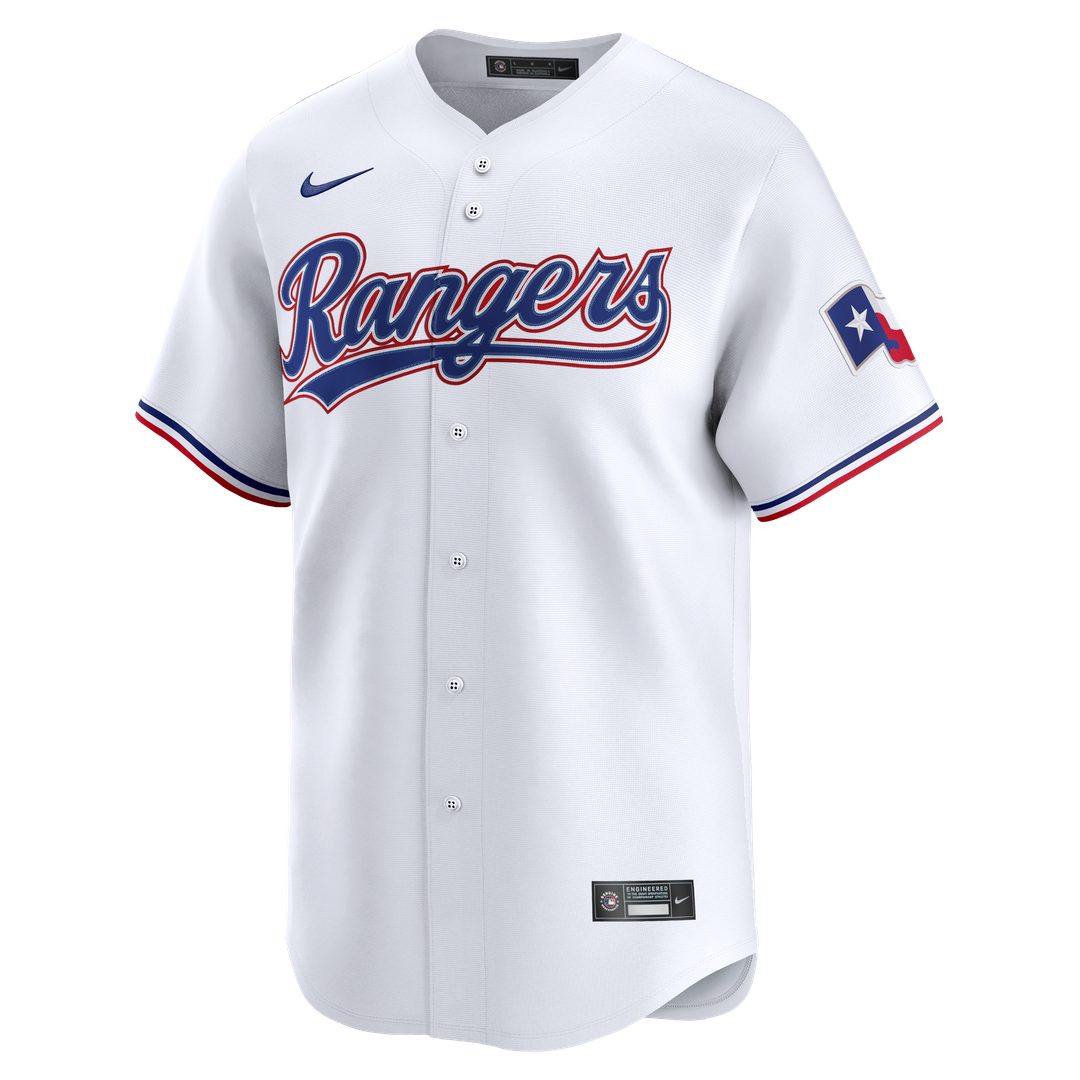 Jacob deGrom Texas Rangers Nike Home Limited Jersey - White | MLB Fan Gear