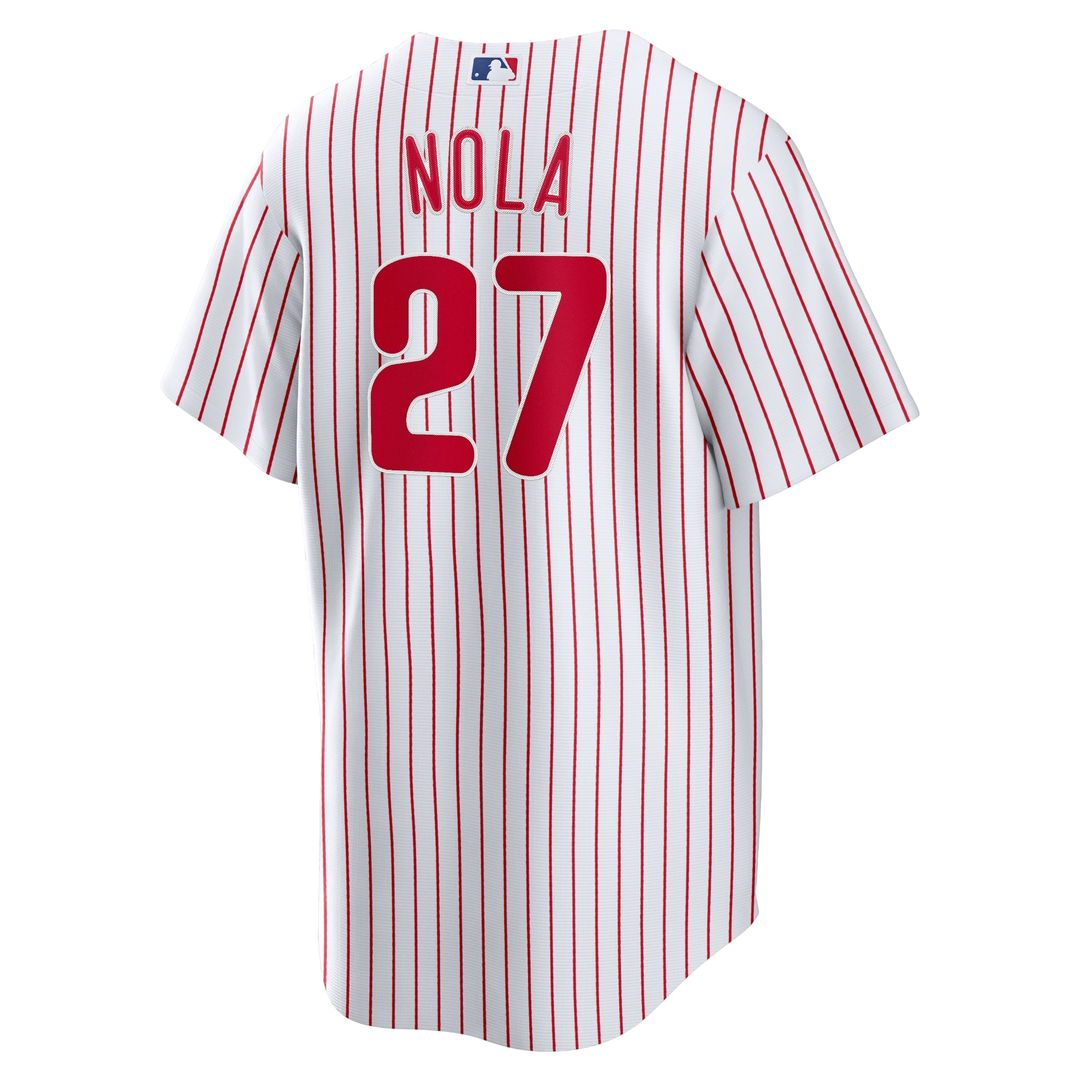 Aaron Nola Philadelphia Phillies Nike Home Replica Player Name Jersey - White | MLB Fan Gear