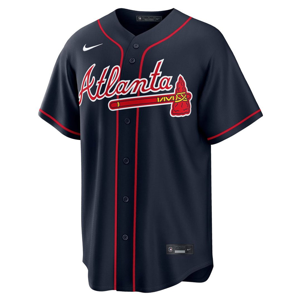 Ronald Acuña Jr. Atlanta Braves Nike Alternate 2 Replica Jersey - Red | MLB Fan Gear