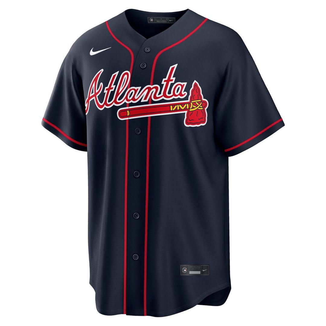 Ronald Acuña Jr. Atlanta Braves Nike Alternate 2 Replica Jersey - Red | MLB Fan Gear