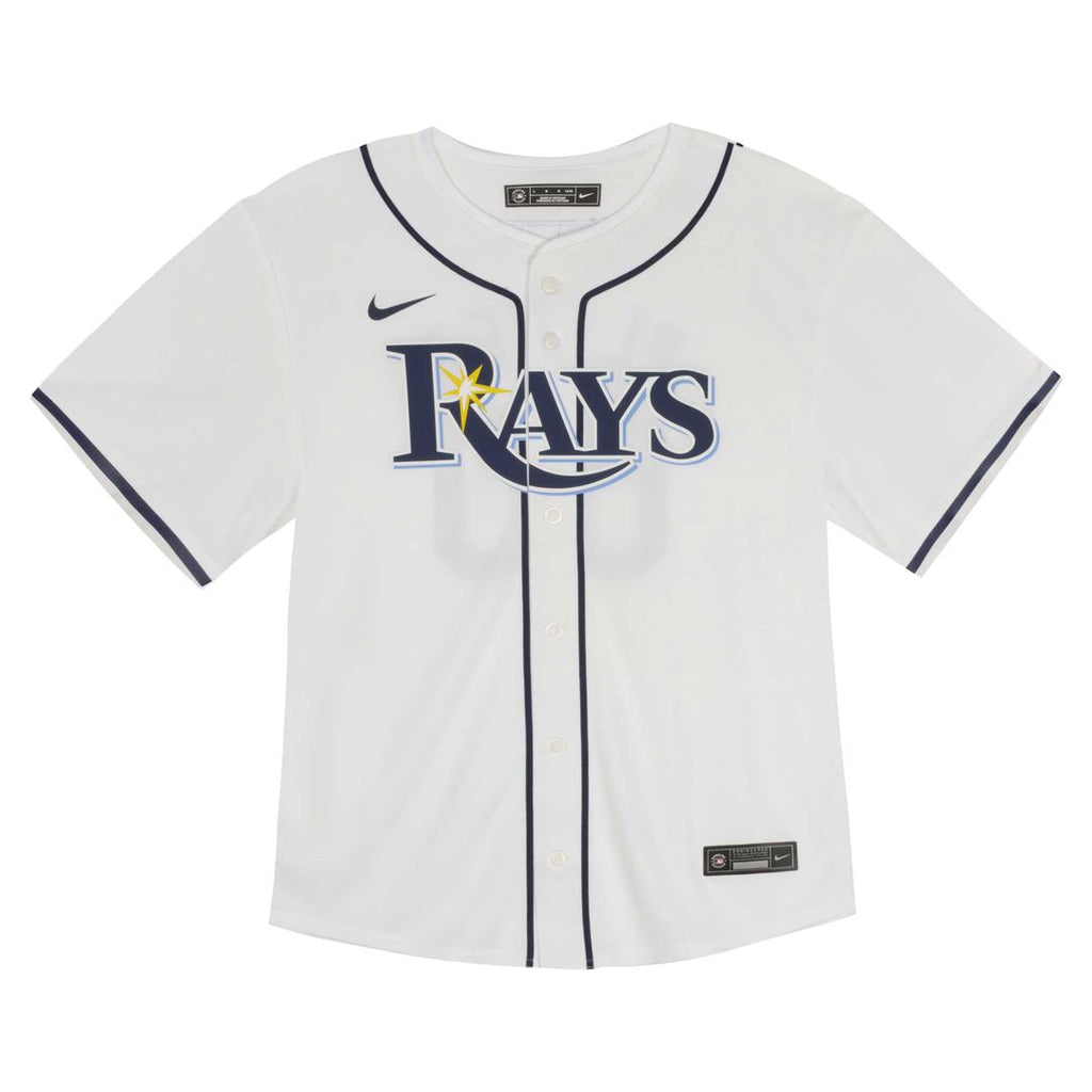 Tampa Bay Rays Nike Youth Home Game Jersey - White | MLB Fan Gear