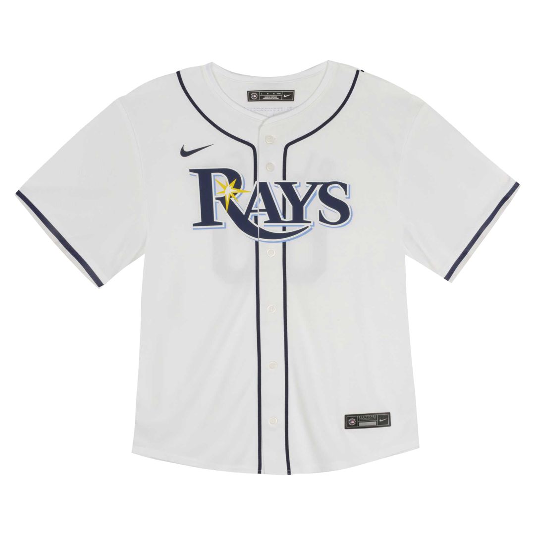 Tampa Bay Rays Nike Youth Home Game Jersey - White | MLB Fan Gear