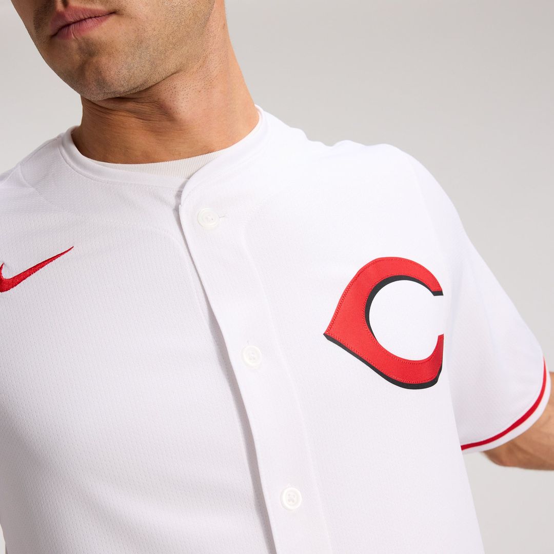 Elly De La Cruz Cincinnati Reds Nike Alternate 2 Limited Player Jersey - White | MLB Fan Gear