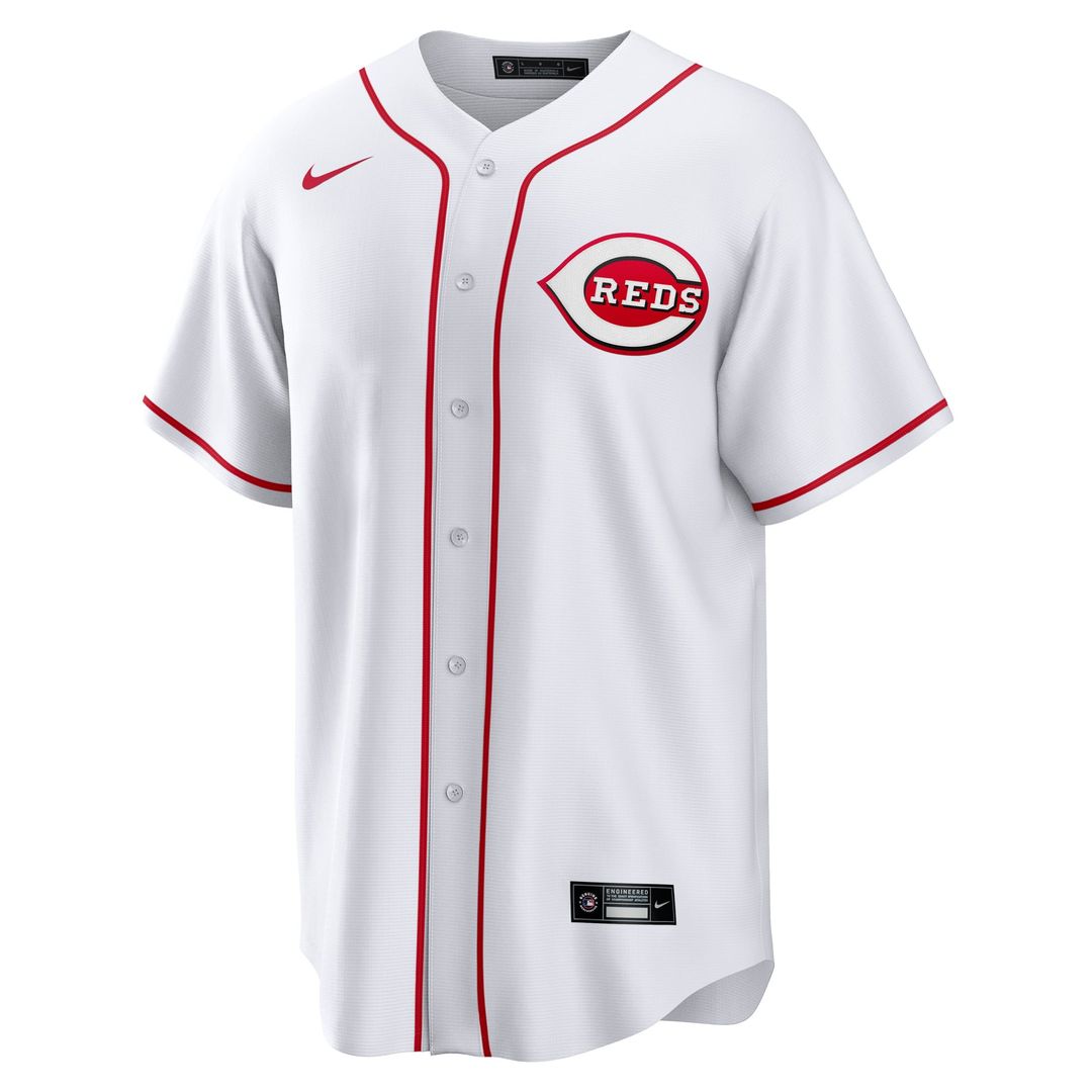 Will Benson Cincinnati Reds Nike Home Replica Jersey - White | MLB Fan Gear