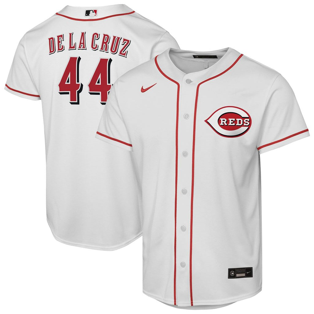 Elly De La Cruz Cincinnati Reds Nike Youth Home Replica Player Jersey - White | MLB Fan Gear
