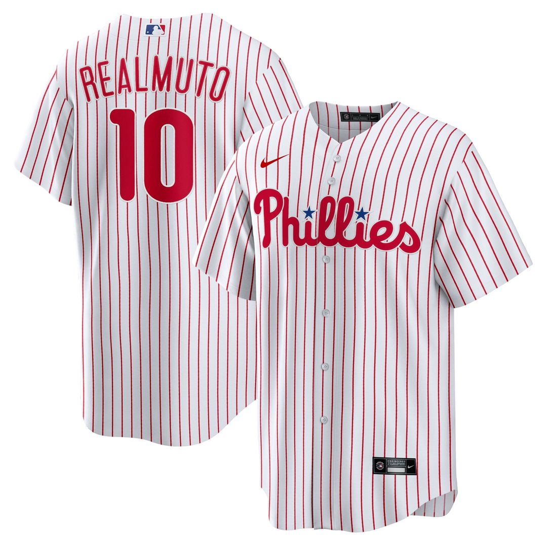 JT Realmuto Philadelphia Phillies Nike Home Replica Player Name Jersey - White | MLB Fan Gear