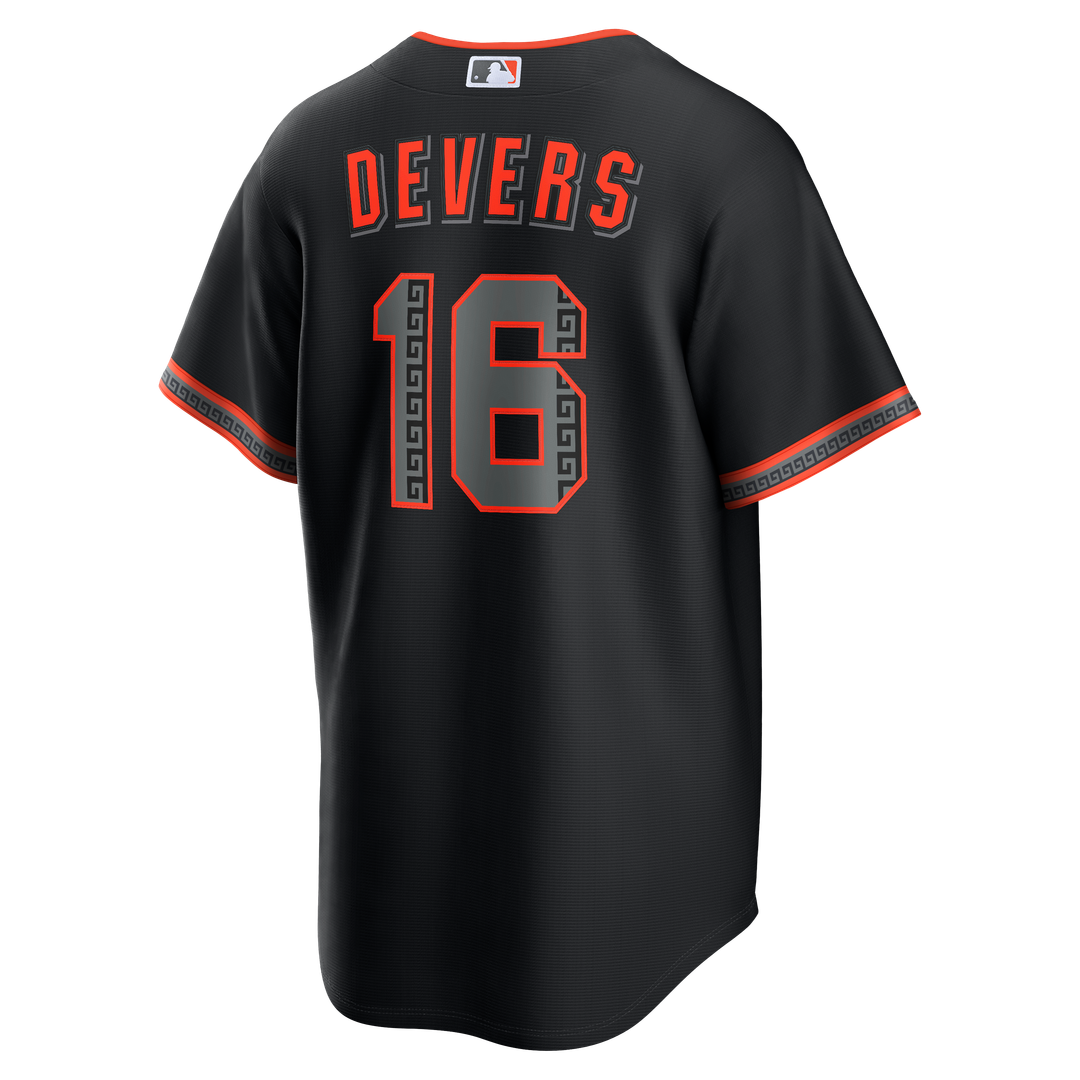 Rafael Devers San Francisco Giants Nike Alternate Replica Jersey - Black | MLB Fan Gear