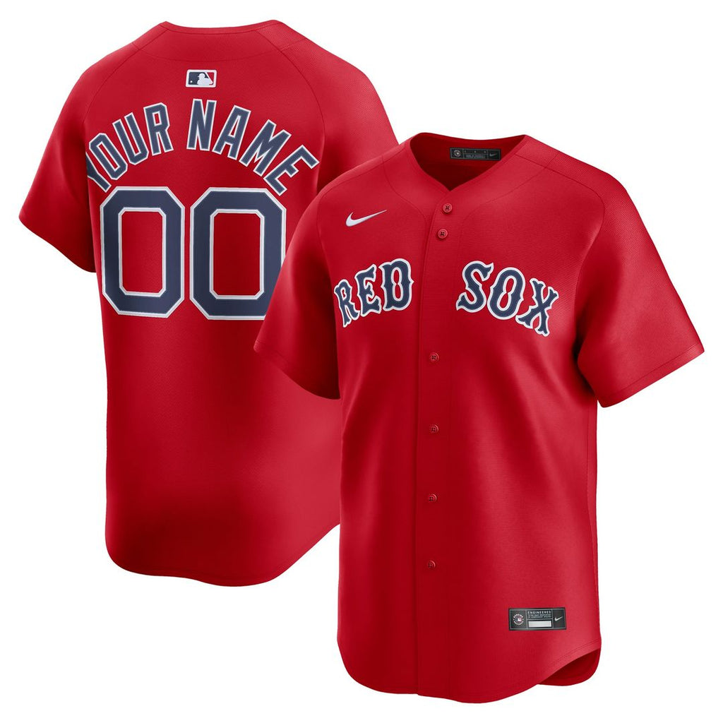 Boston Red Sox Nike Alternate Limited Custom Jersey - Red | MLB Fan Gear