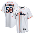 Hunter Brown Houston Astros Nike Home Replica Jersey - White | MLB Fan Gear