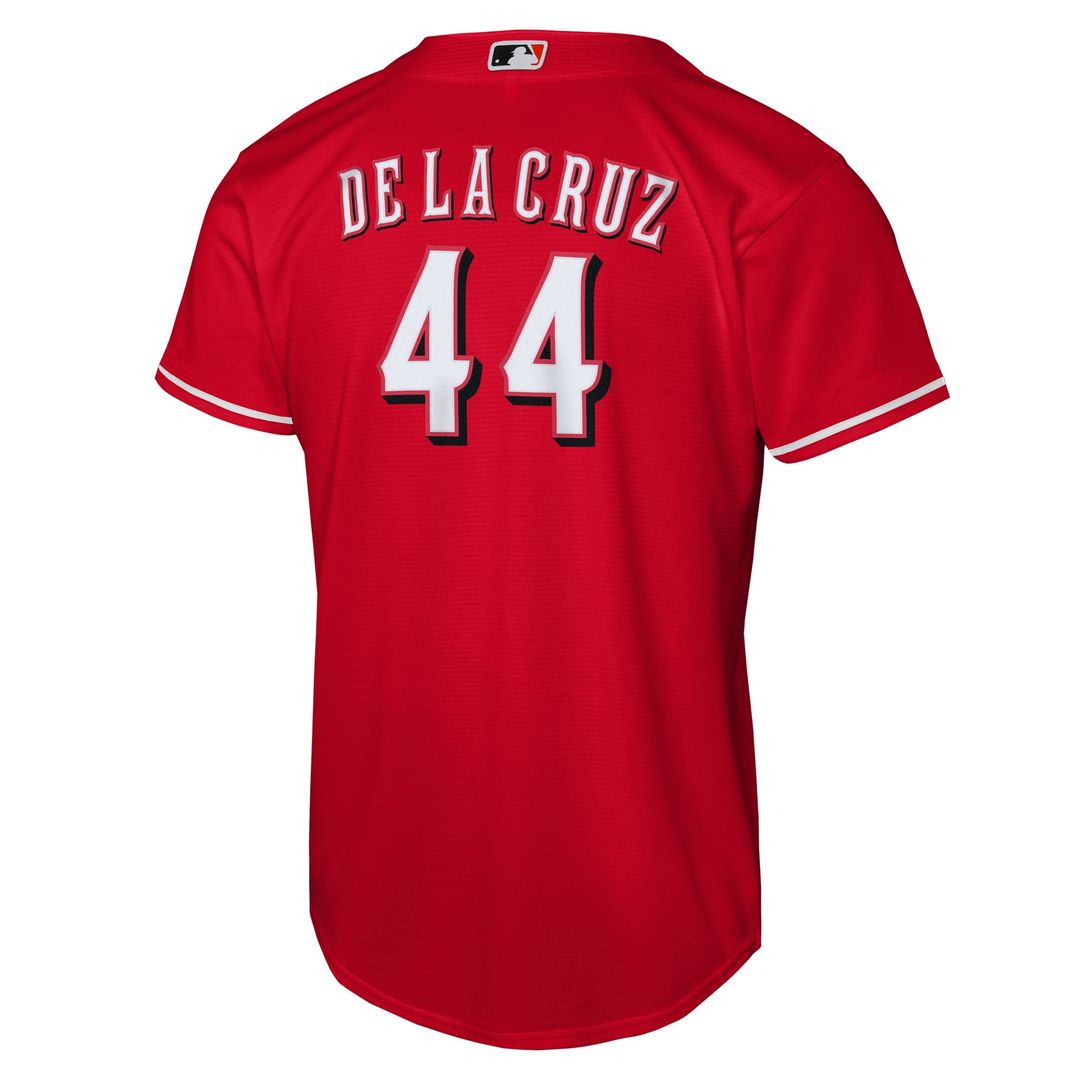 Elly De La Cruz Cincinnati Reds Nike Youth Alternate Replica Jersey - Red | MLB Fan Gear