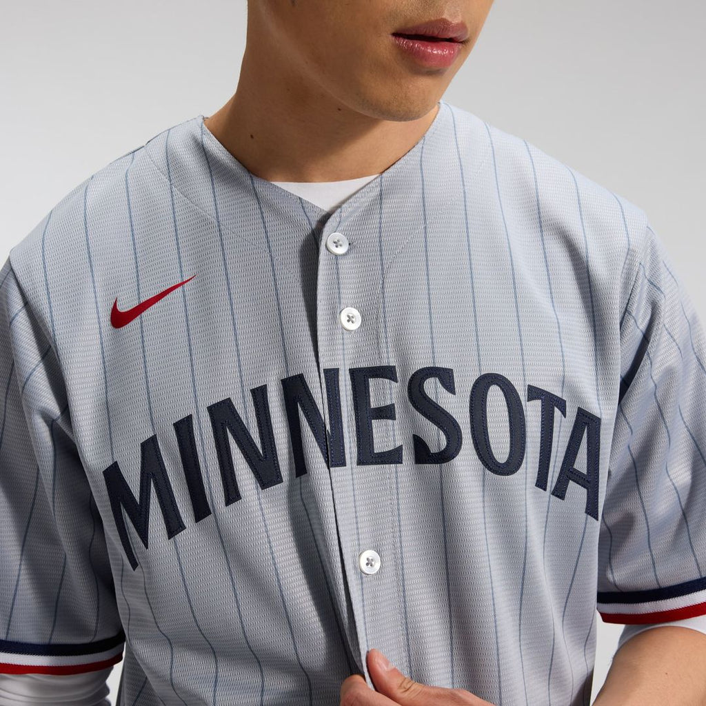 Minnesota Twins Nike Road Replica Team Jersey - Gray | MLB Fan Gear