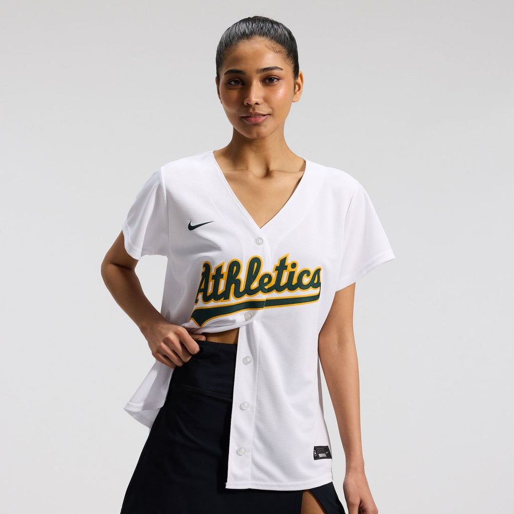 Athletics Nike Women's Home Replica Team Jersey - White | MLB Fan Gear