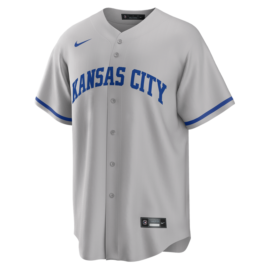 Bobby Witt Jr. Kansas City Royals Nike Road Replica Jersey - Gray | MLB Fan Gear