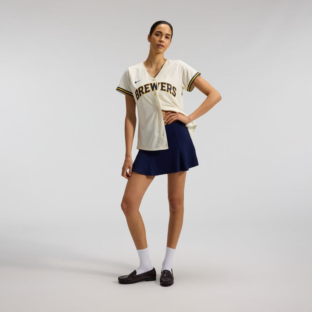 Sal Frelick Milwaukee Brewers Nike Women's Home Replica Jersey - Cream | MLB Fan Gear