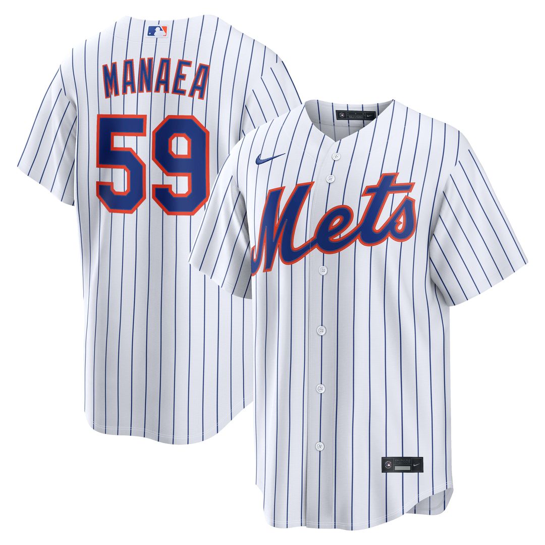 Sean Manaea New York Mets Nike Home Replica Jersey - White | MLB Fan Gear
