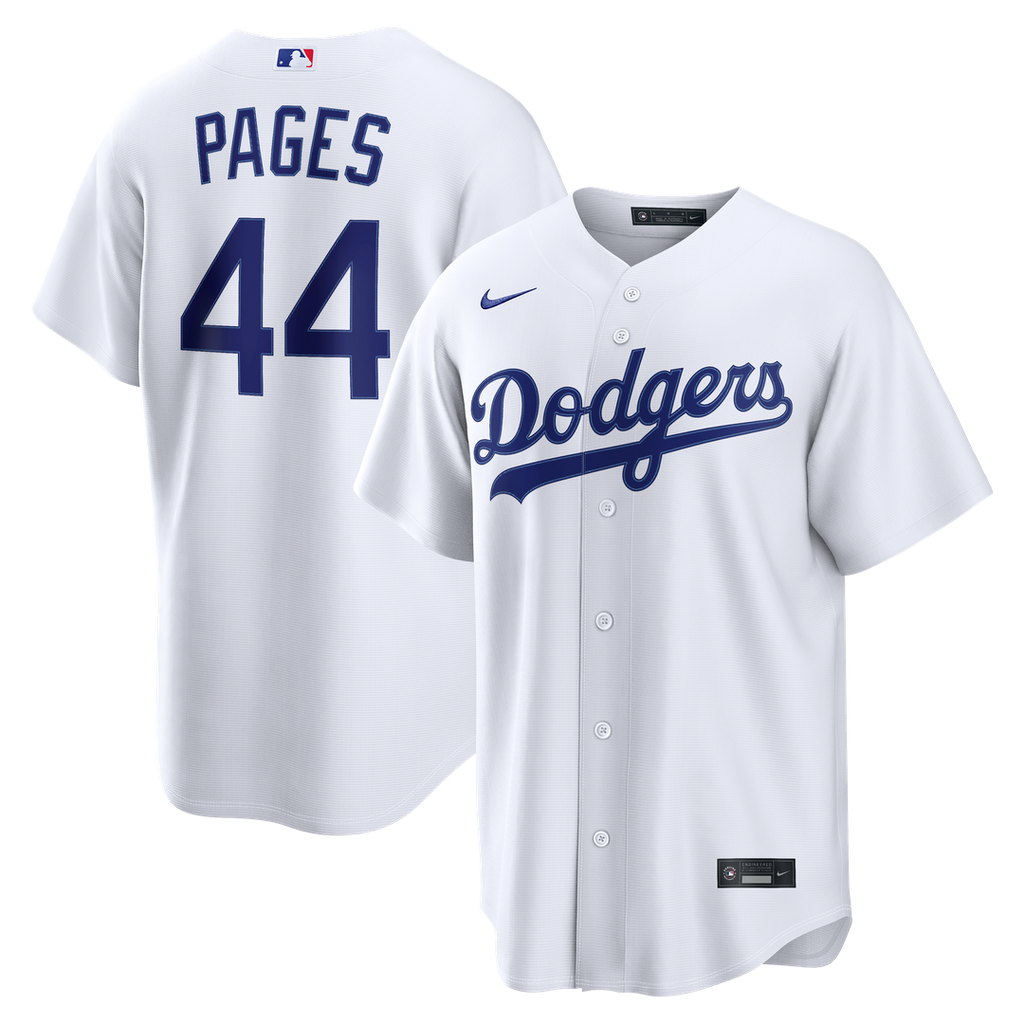 Andy Pages Los Angeles Dodgers Nike Home Replica Jersey - White | MLB Fan Gear
