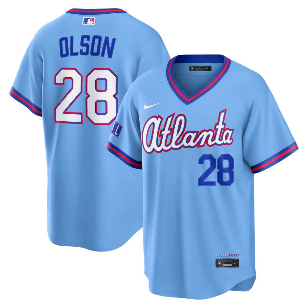 Matt Olson Atlanta Braves Nike 2026 City Connect Stadium Jersey - Powder Blue | MLB Fan Gear