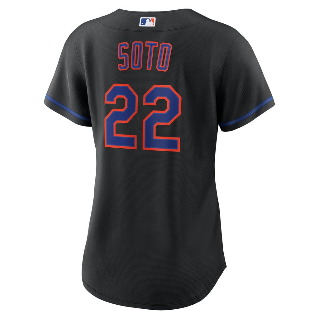 Juan Soto New York Mets Nike Women's Alternate Replica Jersey - Black | MLB Fan Gear
