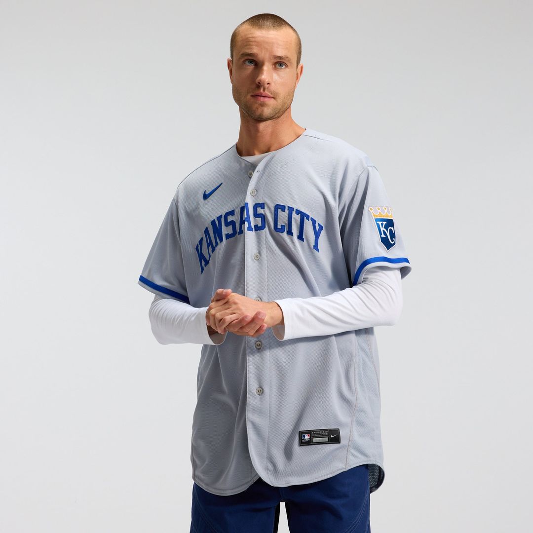 Kansas City Royals Nike 2022 Road Authentic Jersey - Gray | MLB Fan Gear