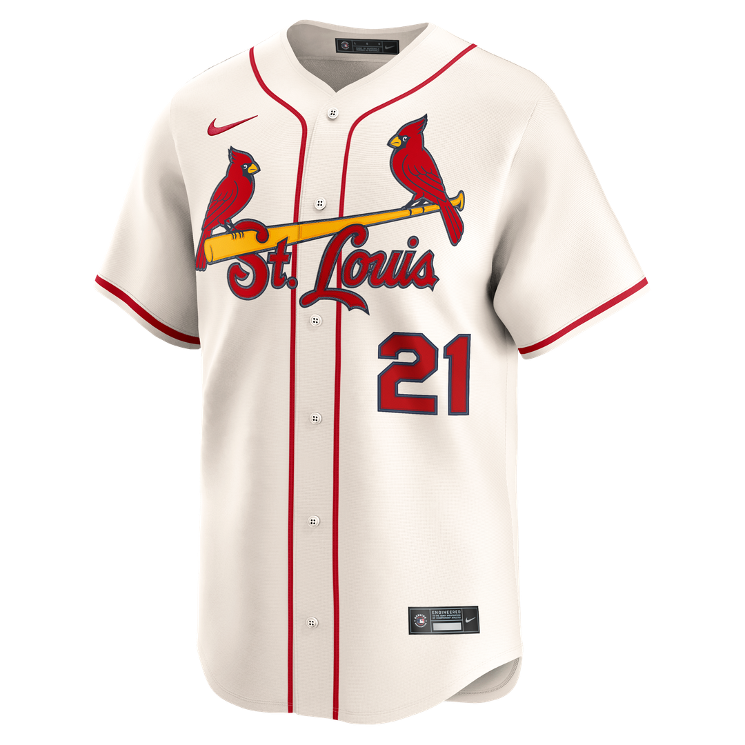 Lars Nootbaar St. Louis Cardinals Nike Alternate 2 Limited Jersey - Cream | MLB Fan Gear