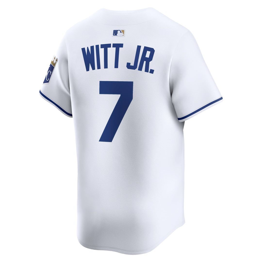 Bobby Witt Jr. Kansas City Royals Nike Home Limited Player Jersey - White | MLB Fan Gear