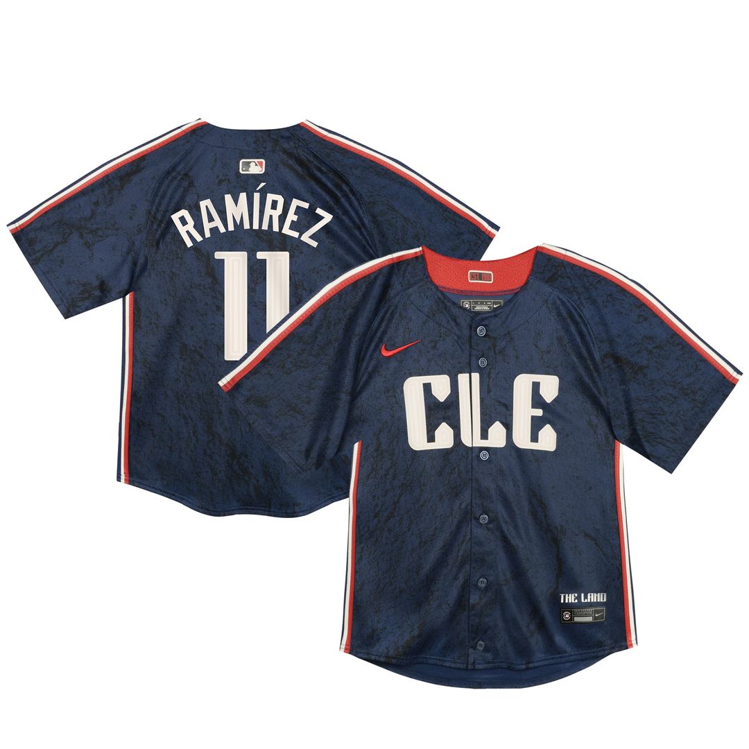 Jose Ramirez Cleveland Guardians Nike Toddler 2024 City Connect Limited Jersey - Navy | MLB Fan Gear