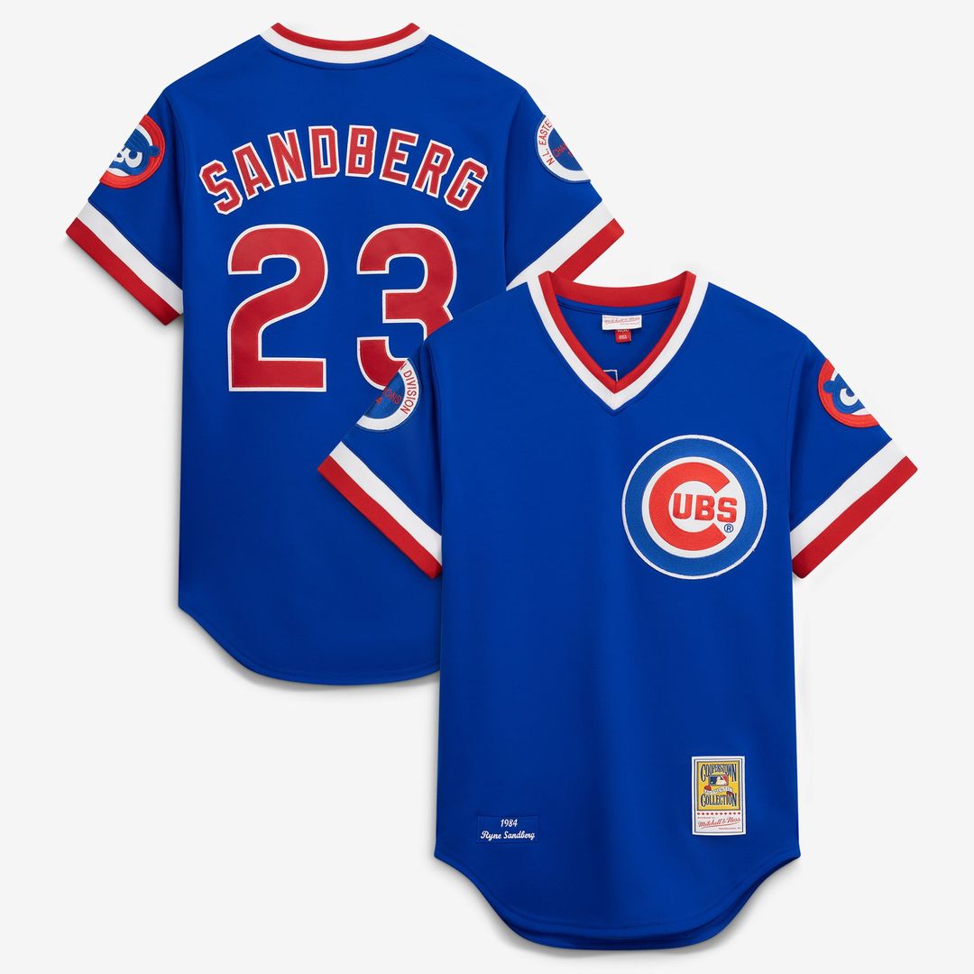 Ryne Sandberg 1984 Chicago Cubs Mitchell & Ness Throwback Authentic Jersey - Royal | MLB Fan Gear
