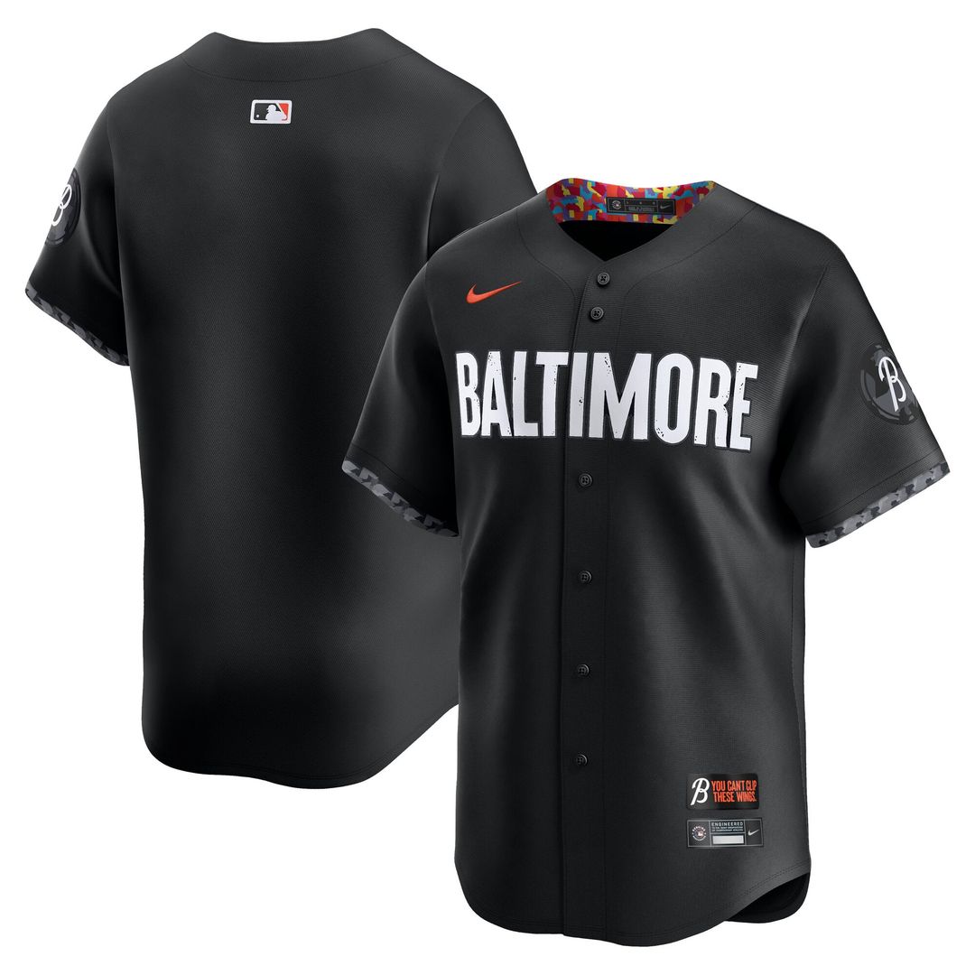 Baltimore Orioles Nike City Connect Limited Jersey - Black | MLB Fan Gear