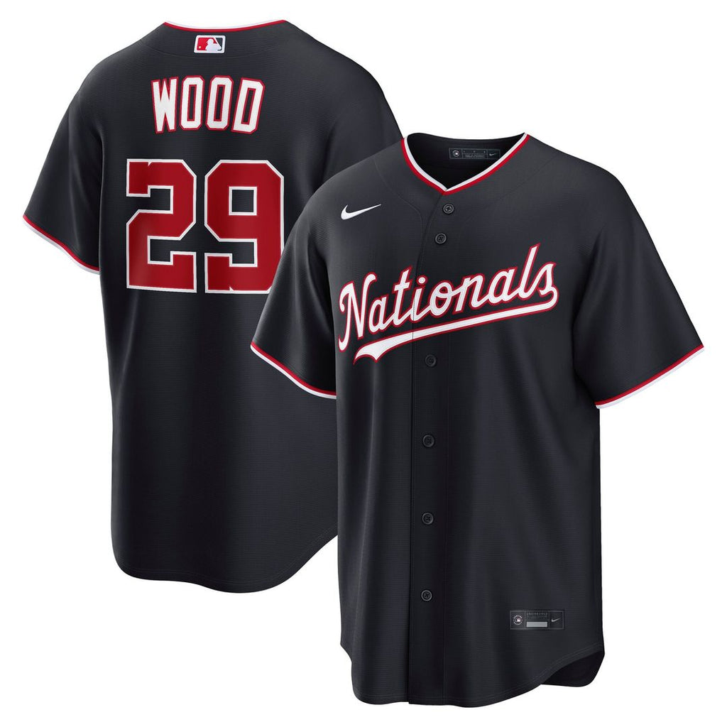 James Wood Washington Nationals Nike Alternate Replica Jersey - Navy | MLB Fan Gear