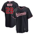James Wood Washington Nationals Nike Alternate Replica Jersey - Navy | MLB Fan Gear