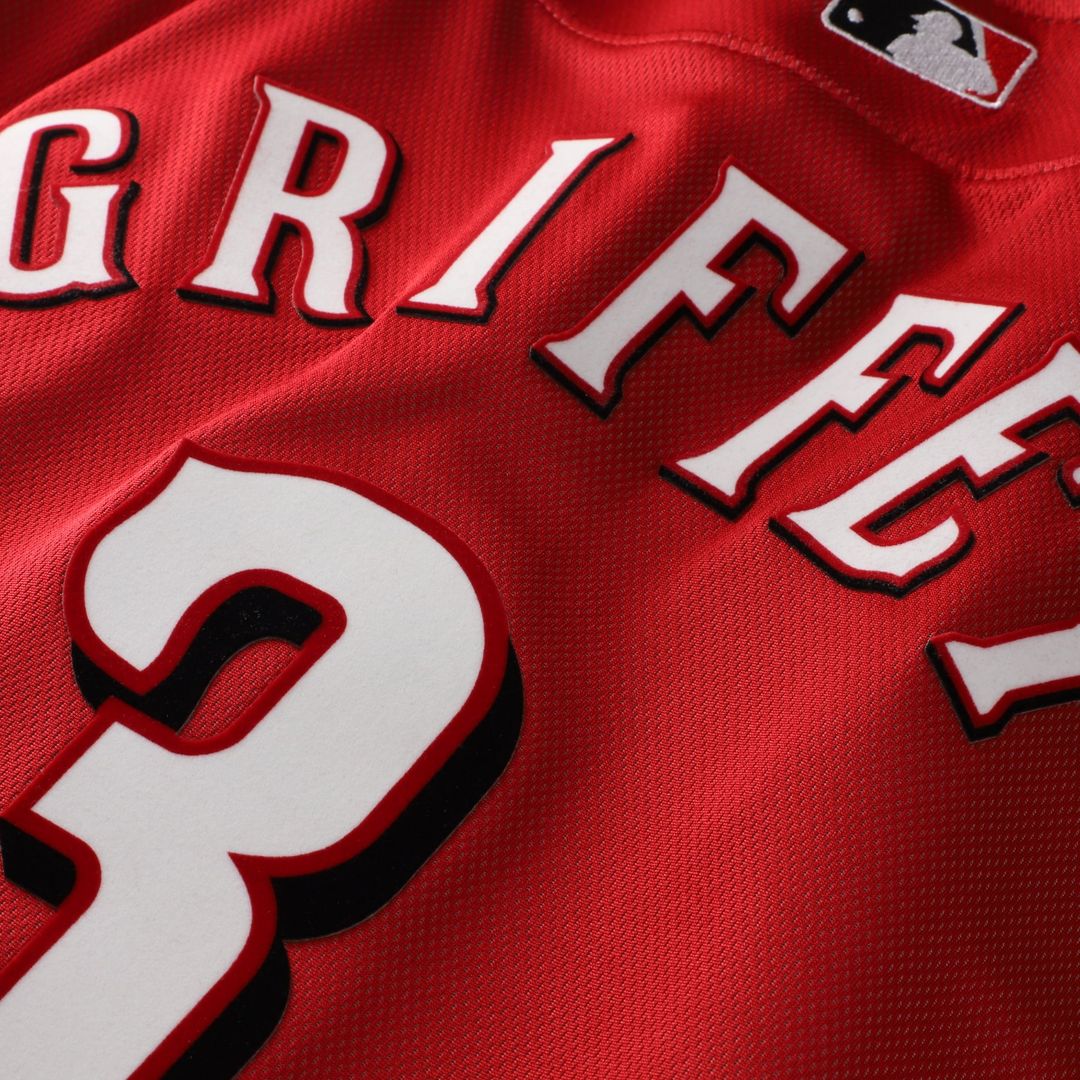 Ken Griffey Jr. Cincinnati Reds Mitchell & Ness Authentic Batting Practice Jersey - Red | MLB Fan Gear