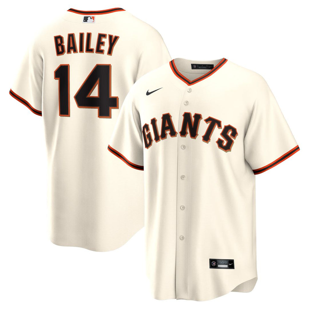 Patrick Bailey San Francisco Giants Nike Home Replica Jersey - Cream | MLB Fan Gear