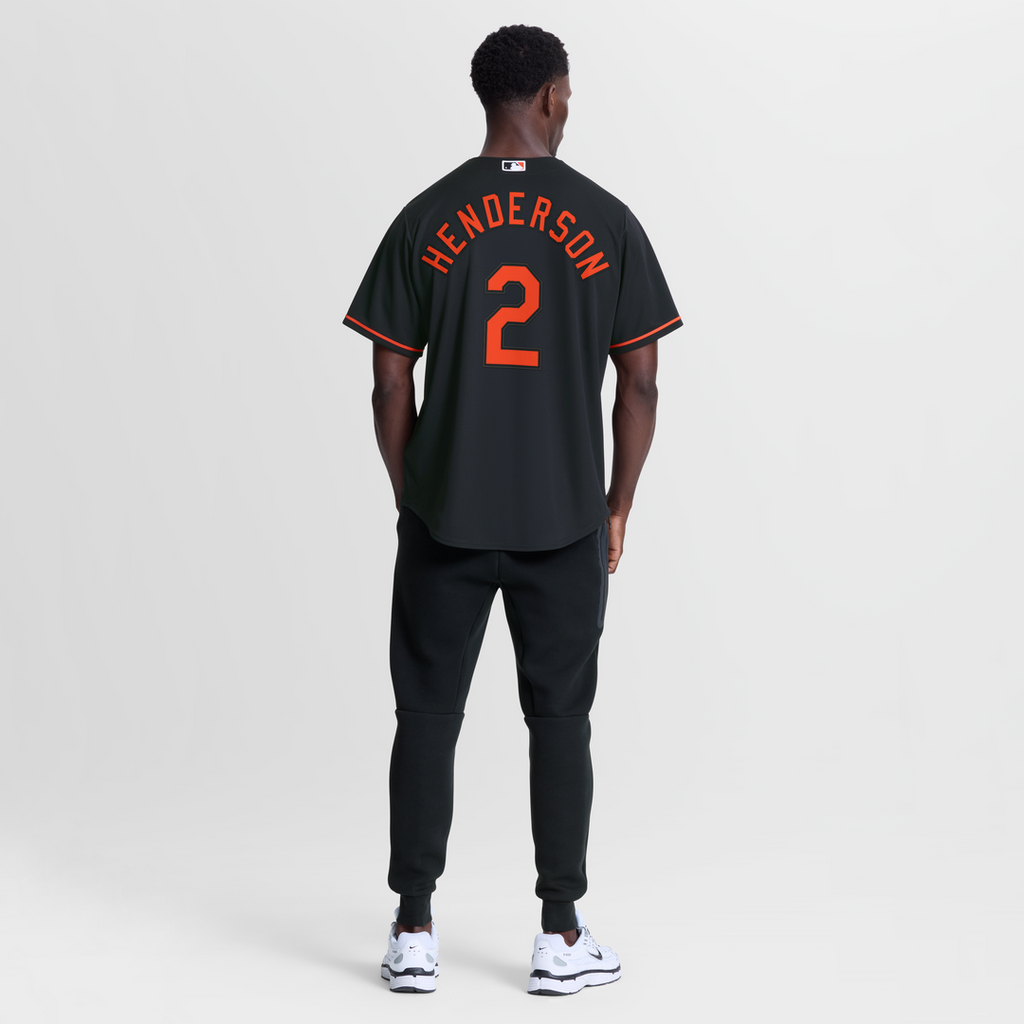Gunnar Henderson Baltimore Orioles Nike Alternate Replica Jersey - Black | MLB Fan Gear