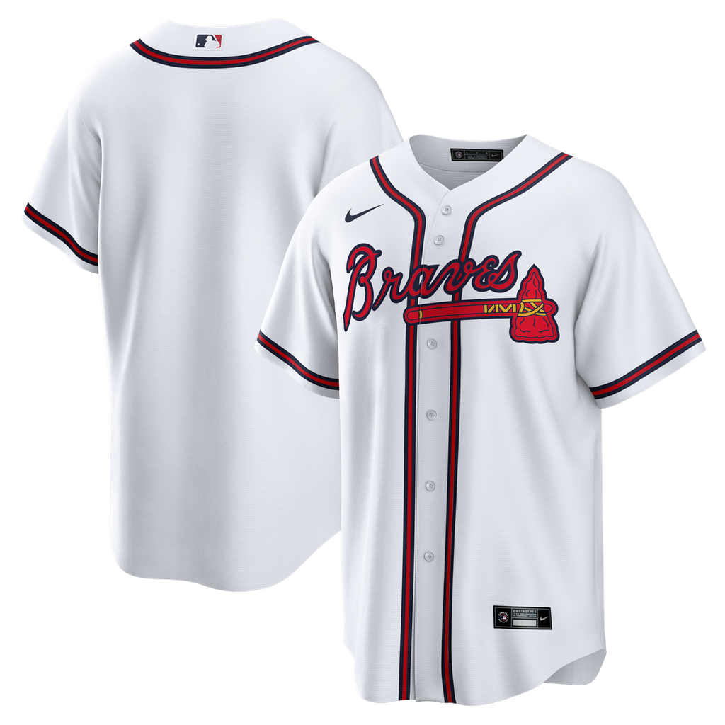 Atlanta Braves Nike Home Big & Tall Replica Jersey - White | MLB Fan Gear