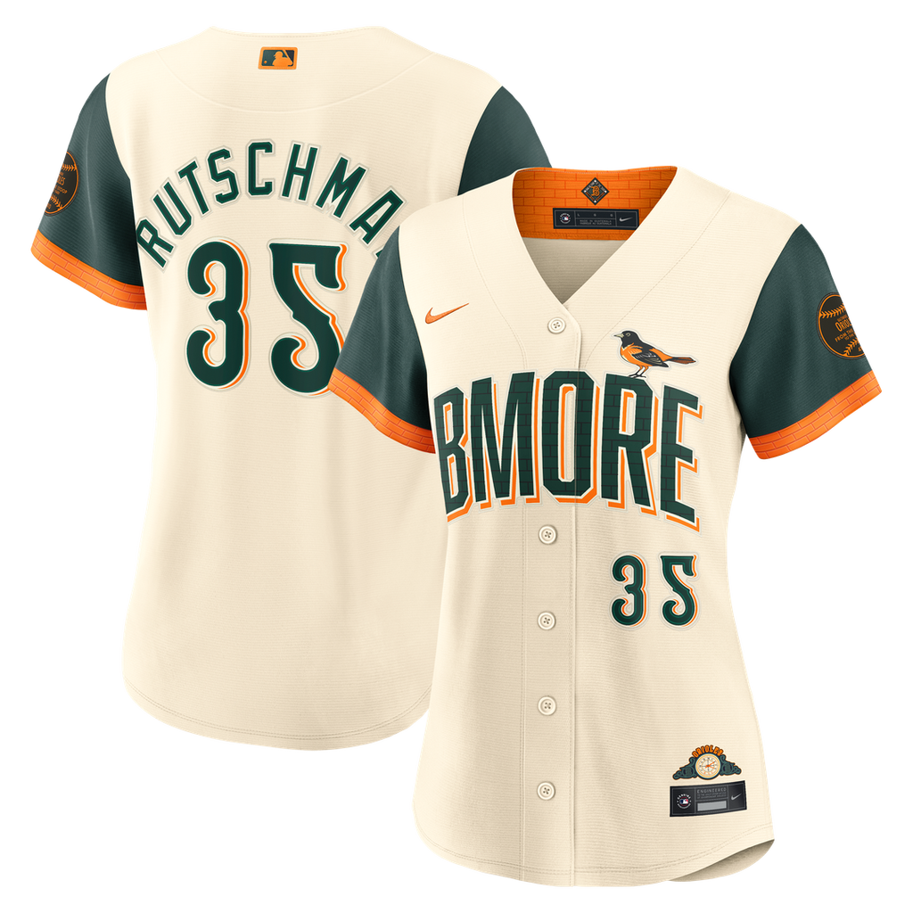 Adley Rutschman Baltimore Orioles Nike Women's 2026 City Connect Stadium Jersey - Cream | MLB Fan Gear