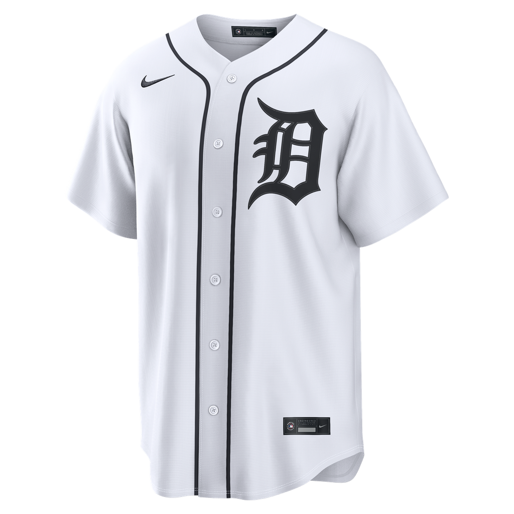 Javier Báez Detroit Tigers Nike Home Replica Jersey - White | MLB Fan Gear