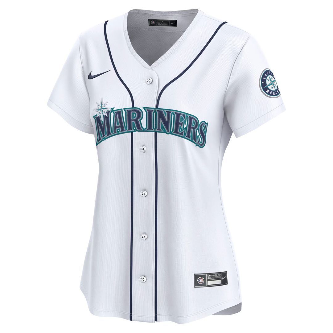 Cal Raleigh Seattle Mariners Nike Women's Home Limited Player Jersey - White | MLB Fan Gear