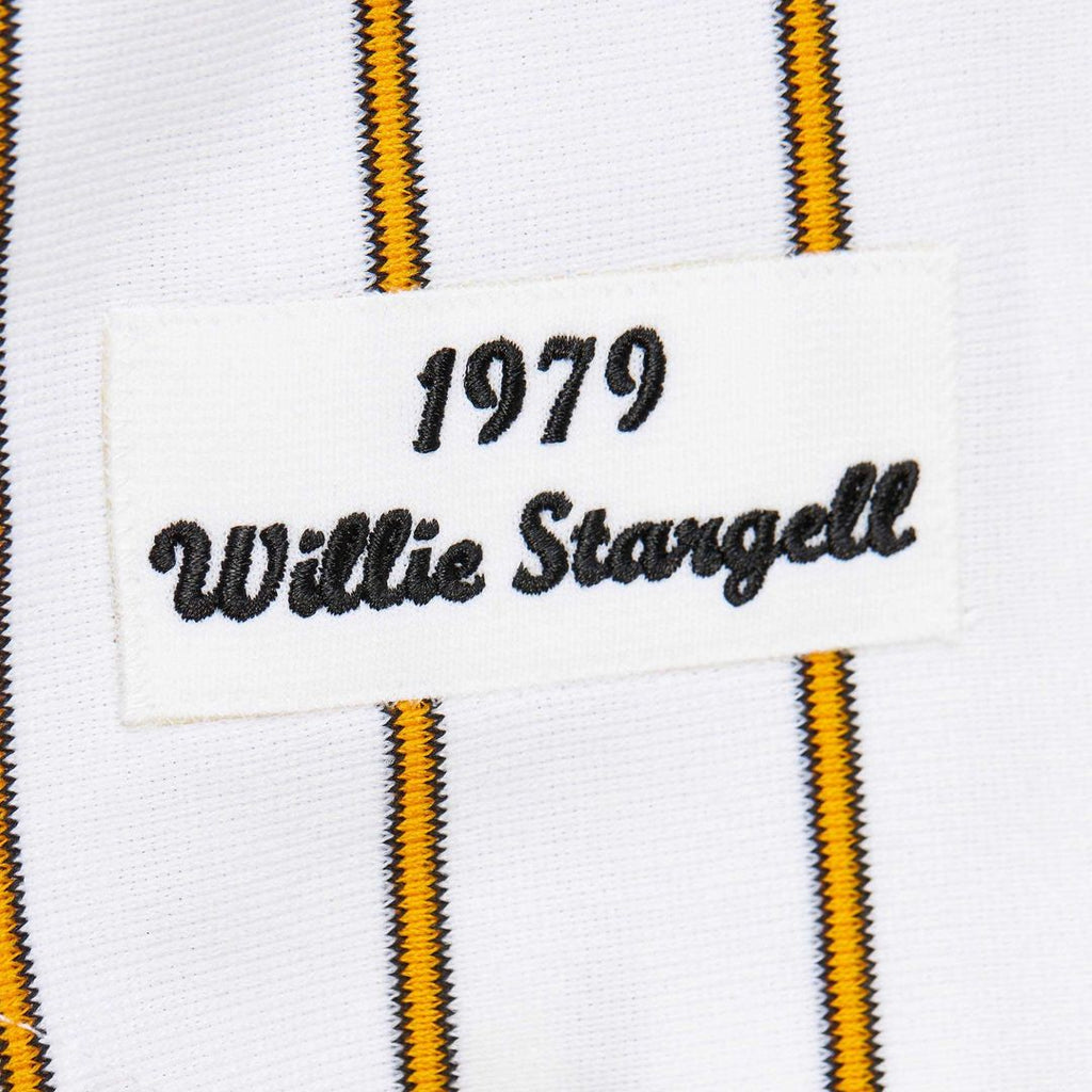 Willie Stargell Pittsburgh Pirates Mitchell & Ness Cooperstown Collection 1979 Authentic Jersey - White | MLB Fan Gear