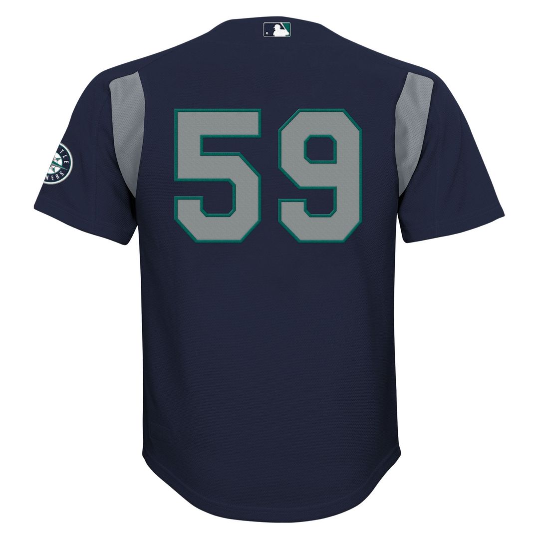 Felix Hernandez Seattle Mariners Mitchell & Ness Youth Mesh Batting Practice Jersey - Navy | MLB Fan Gear
