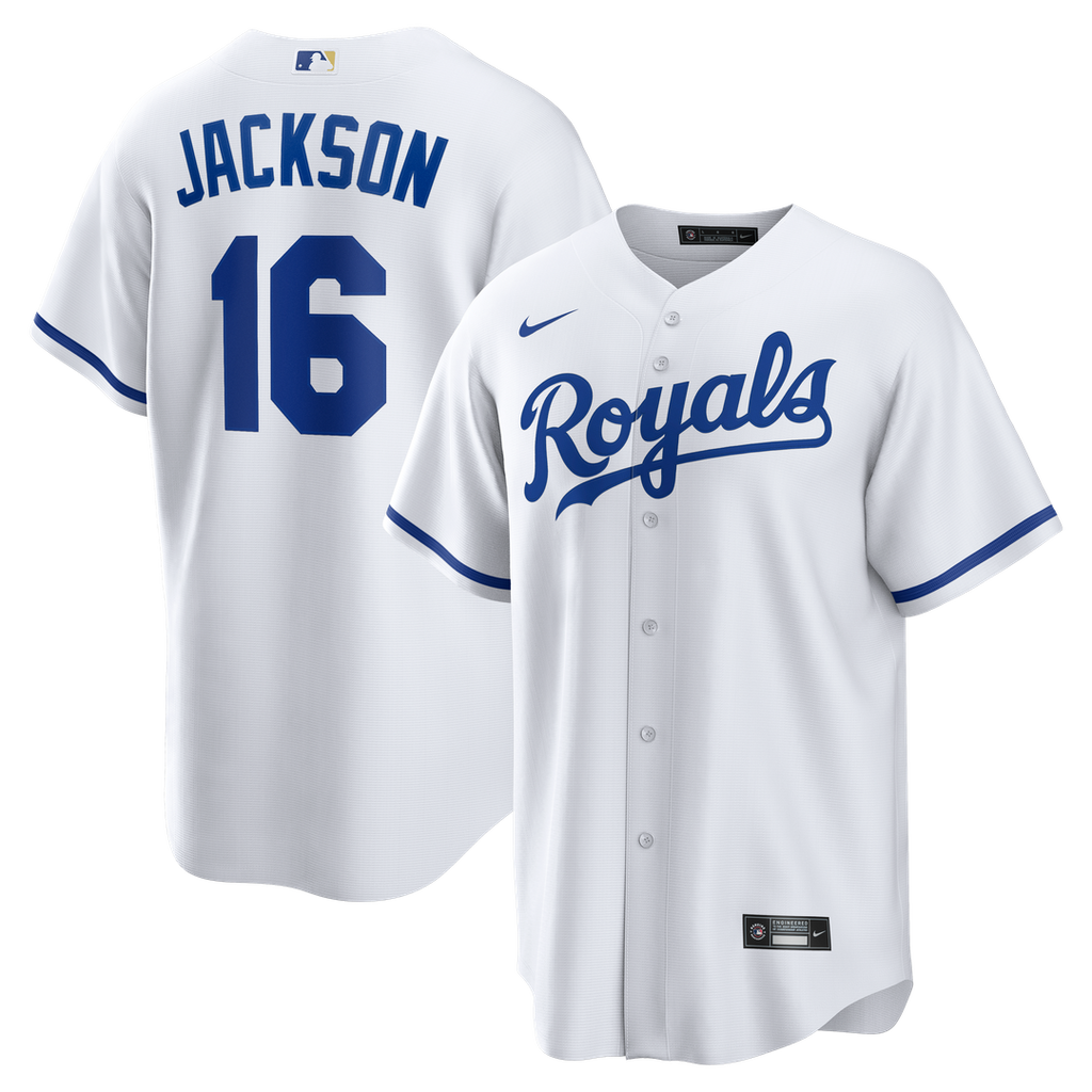 Bo Jackson Kansas City Royals Nike Home Retired Player Replica Jersey - White | MLB Fan Gear