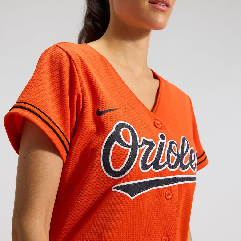 Adley Rutschman Baltimore Orioles Nike Women's Alternate Replica Player Jersey - Orange | MLB Fan Gear