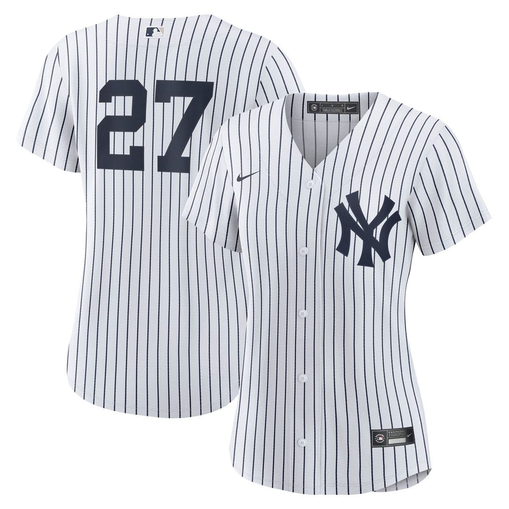 Giancarlo Stanton New York Yankees Nike Women's Home Replica Player Jersey - White | MLB Fan Gear