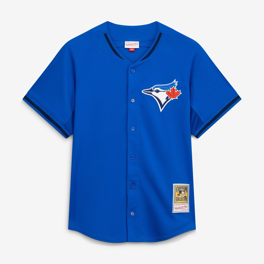 Jose Bautista Toronto Blue Jays Mitchell & Ness Authentic Batting Practice Jersey - Blue | MLB Fan Gear