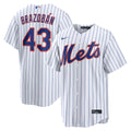 Huascar Brazobán New York Mets Nike Home Replica Jersey - White | MLB Fan Gear