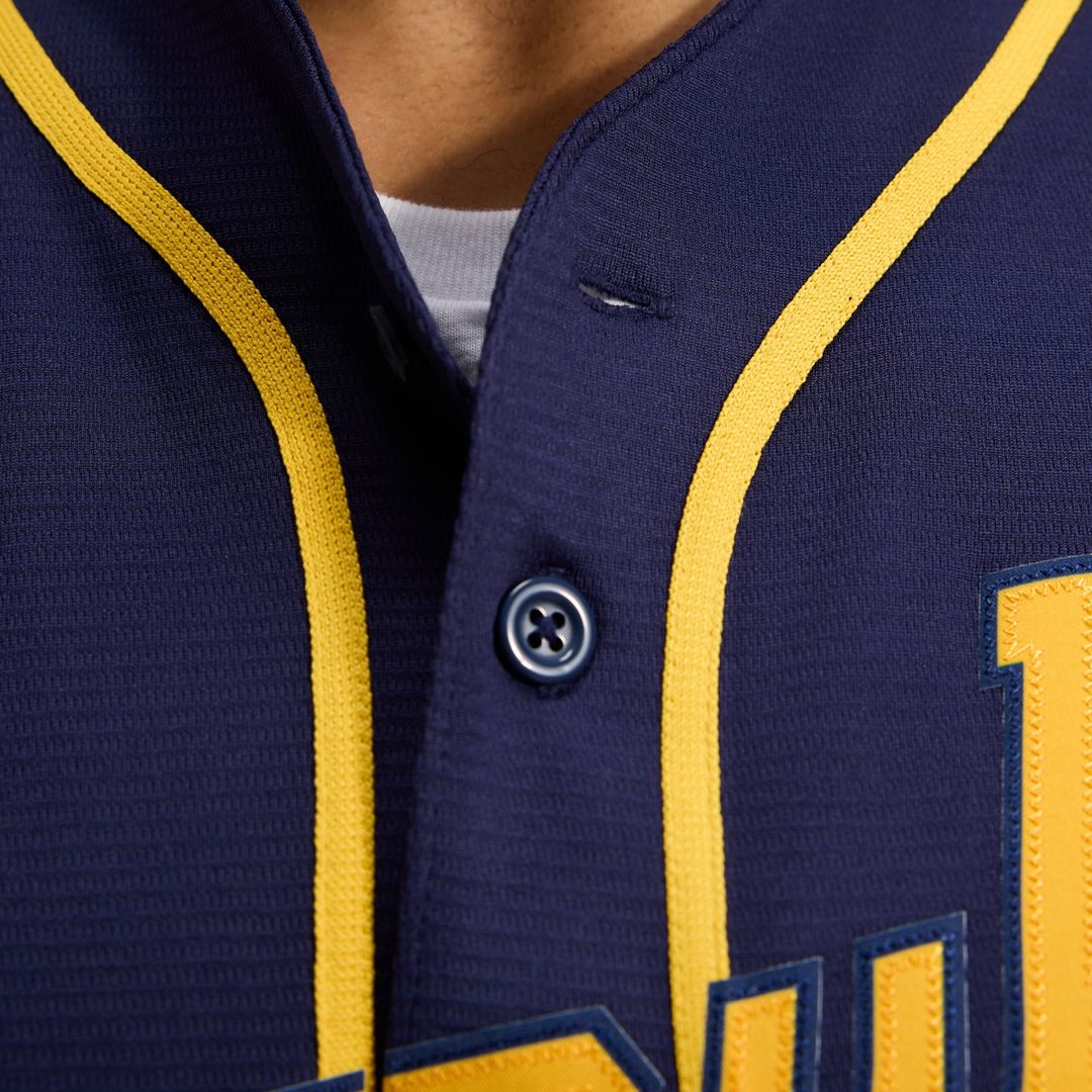Milwaukee Brewers Nike Alternate Replica Team Jersey - Navy | MLB Fan Gear