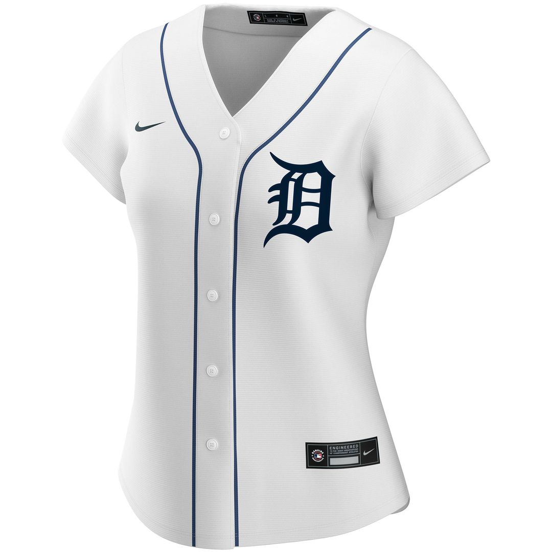 Detroit Tigers Nike Women's Home Replica Custom Jersey - White | MLB Fan Gear