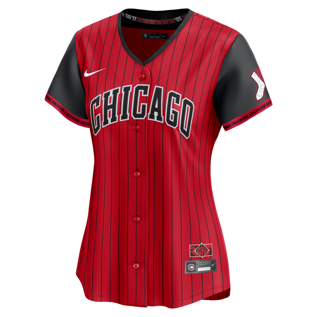 Chicago White Sox Nike Women's 2025 City Connect Limited Jersey - Red/ Black | MLB Fan Gear